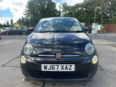 Używany Fiat 500 Pop 103 KM (75 kW) 2017 Czarny Hatchback