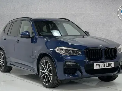 Used BMW X3 M Sport 181 HP (133 kW) 2021 Blue SUV