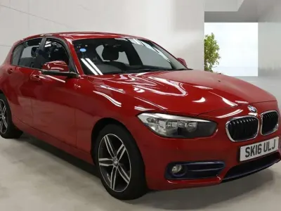 Used BMW 116 Sport Line 116 HP (85 kW) 2016 Red Hatchback