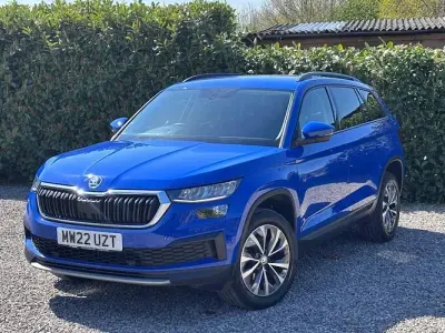 Used Skoda Kodiaq SE Drive 150 HP (110 kW) 2022 Blue SUV