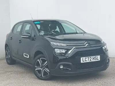 Begagnad Citroën C3 PureTech 83 HK (61 kW) 2022 Svart Halvkombi