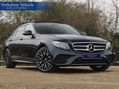 Used Mercedes E400 AMG line 2019 Blue Sedan