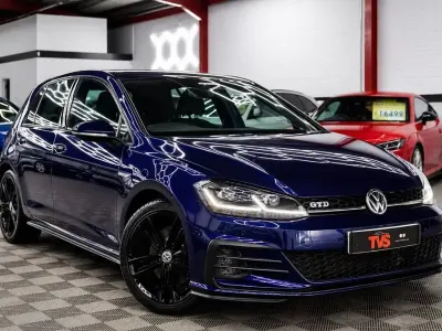 Used VW Golf VII GTD 184 HP (135 kW) 2019 Blue Hatchback