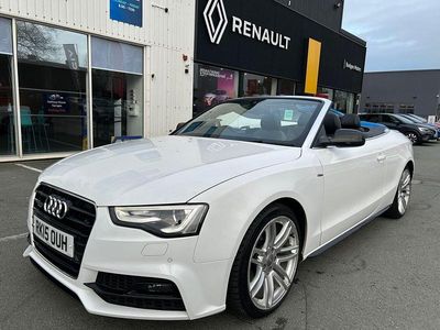 Used Audi A5 Cabriolet S-Line 2015 White Cabriolet