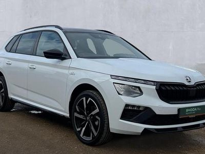 Used Skoda Kamiq Monte Carlo 150 HP (110 kW) 2026 Moon white metallic SUV