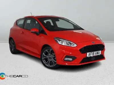 Used Ford Fiesta ST-Line 101 HP (74 kW) 2018 Red Hatchback