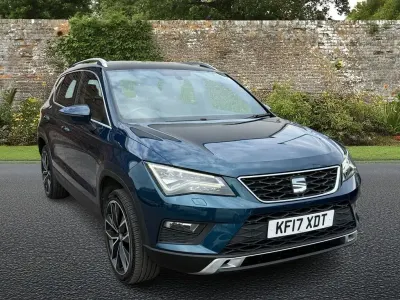 Begagnad Seat Ateca XCELLENCE 150 HK (110 kW) 2017 Blå SUV