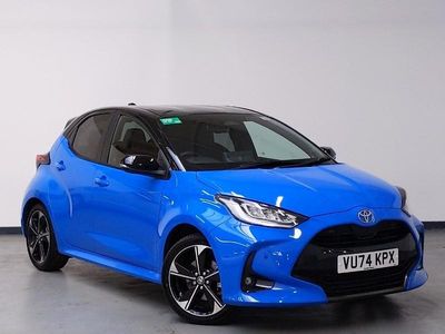 Blue Used 2024 Toyota Yaris Hybrid Edition Hatchback | £21,998 (Fair price)