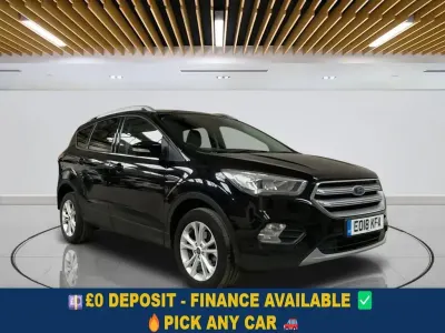Used Ford Kuga Titanium 150 HP (110 kW) 2018 Black SUV