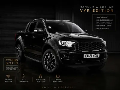 Used Ford Ranger Wildtrack 213 HP (156 kW) 2021 Black Pickup