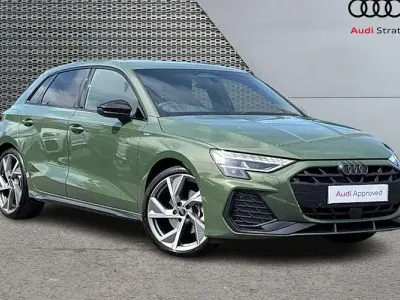 Used Audi A3 Sportback Black Edition 150 HP (110 kW) 2025 Green Hatchback