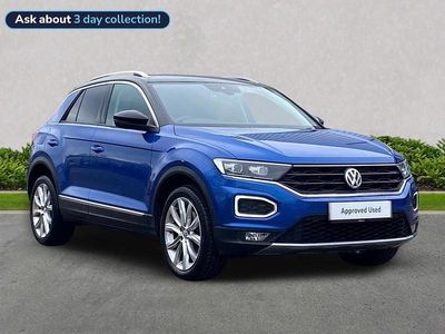 Used VW T-Roc SEL 115 HP (84 kW) 2018 Blue SUV