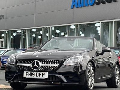 Used Mercedes SLC180 AMG line 156 HP (114 kW) 2019 Black Cabriolet