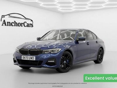 Used BMW 330e M Sport 288 HP (211 kW) 2021 Blue Sedan