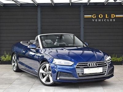 Used Audi A5 Cabriolet S-Line 2017 Blue Cabriolet