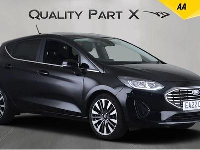 Used Ford Fiesta Titanium 125 HP (91 kW) 2022 Black Hatchback