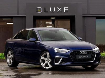 Used Audi A4 S-Line 150 HP (110 kW) 2023 Blue Sedan