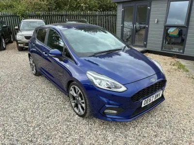 Used Ford Fiesta ST-Line 140 HP (102 kW) 2017 Blue Hatchback