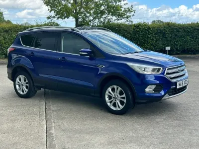 Used Ford Kuga Titanium 120 HP (88 kW) 2018 Blue SUV