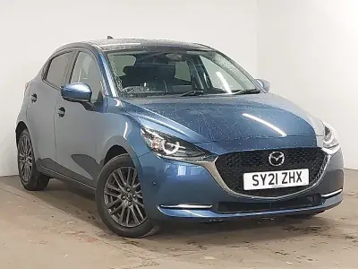 Used Mazda 2 Inclusive 90 HP (66 kW) 2021 Blue Hatchback