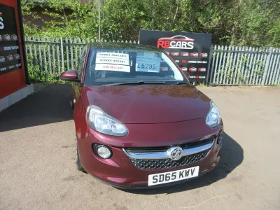 Used Vauxhall Adam Glam 70 HP (51 kW) 2015 Red Hatchback