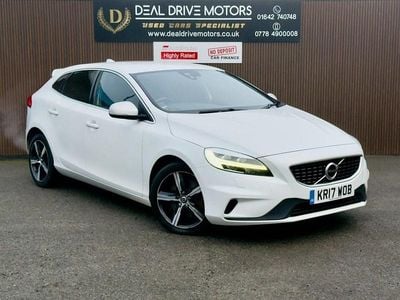White Used 2017 Volvo V40 R-Design Hatchback | £8,490 (Fair price)