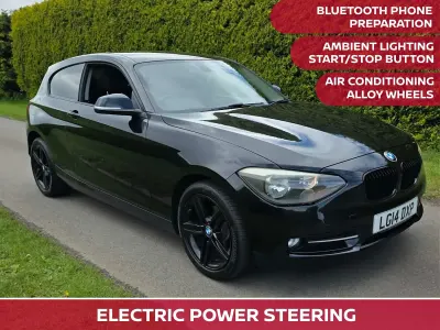 Used BMW 118 Sport Line 2014 Black Hatchback