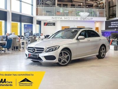 Used Mercedes C220 AMG Line Premium Plus 2017 Silver Sedan