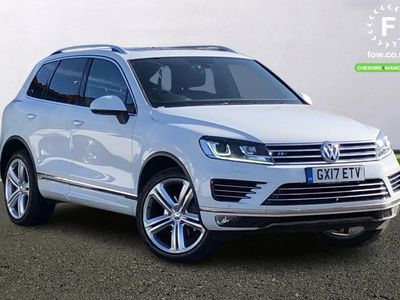 used VW Touareg DIESEL ESTATE 3.0 V6 TDI BMT 262 R-Line Plus 5dr Tip Auto [Panoramic Roof, Parking Camera, Heated Seats, Roof Rails]