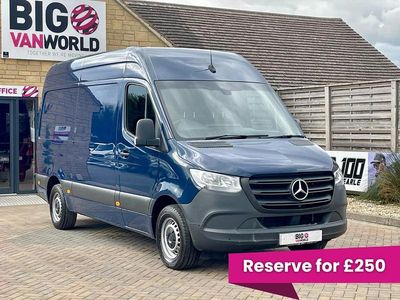 Blue Used 2023 Mercedes Sprinter Progressive Van | £28,994 (Expensive)