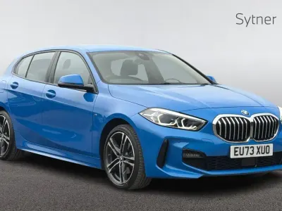 Used BMW 118 M Sport 134 HP (98 kW) 2023 Blue Hatchback