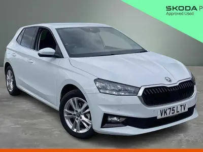 Used Skoda Fabia SE L 113 HP (83 kW) 2026 Moon white metallic Hatchback