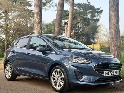 Used Ford Fiesta Titanium 2022 Blue Hatchback