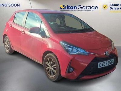 Used Toyota Yaris 2017 Red Hatchback