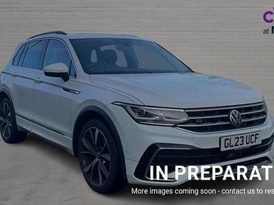 Pure white Used 2023 VW Tiguan R-line SUV | £26,750 (Fair price)