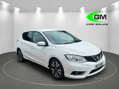 Used Nissan Pulsar N-TEC 110 HP (80 kW) 2015 White Hatchback