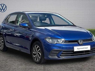 Used VW Polo Life 95 HP (69 kW) 2024 Blue Hatchback