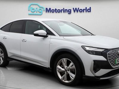 White Used 2023 Audi Q4 Sportback e-tron S-Line SUV | £26,900 (Fair price)