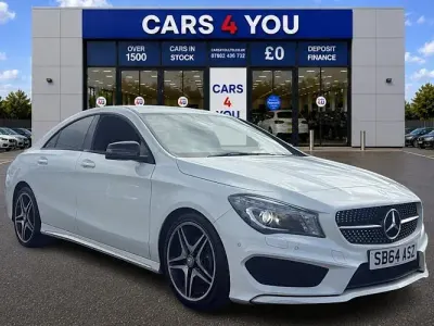 Used Mercedes CLA180 AMG 122 HP (89 kW) 2014 White Coupe
