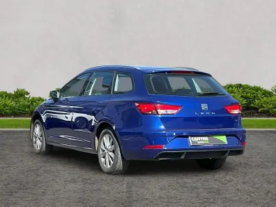 Usado Seat Leon ST SE Technology 113 CV (83 kW) 2017 Azul Familiar