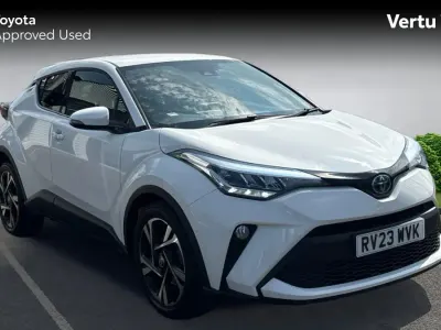 Used Toyota C-HR Design 122 HP (89 kW) 2023 Pure white (solid paint) SUV
