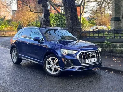 Usado Audi Q3 S-Line 150 HP (110 kW) 2022 Azul SUV