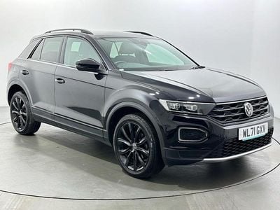 Used VW T-Roc Black Edition 110 HP (80 kW) 2021 Black SUV