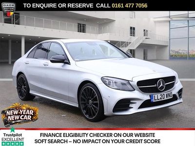 Silver Used 2020 Mercedes C220 AMG line Sedan | £17,440 (Fair price)