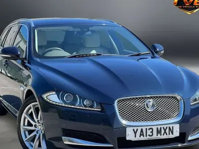 Used Jaguar XF Premium Luxury 241 HP (177 kW) 2013 Blue Estate