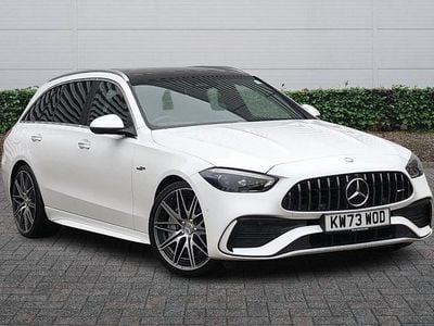 Used Mercedes C43 AMG Premium Plus 2023 White Estate