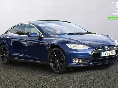 Used Tesla Model S Standard Range 278 kW (378 HP) 2016 Blue Hatchback