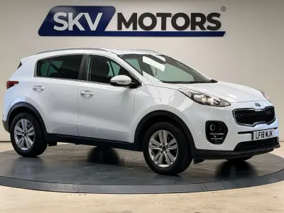 Used Kia Sportage 115 HP (84 kW) 2018 White SUV