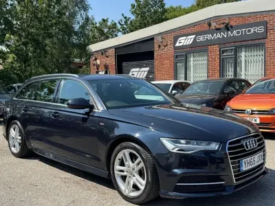 Used Audi A6 S-Line 190 HP (139 kW) 2015 Blue Estate