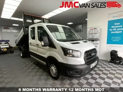 Used Ford Transit 130 HP (95 kW) 2022 White Cabriolet